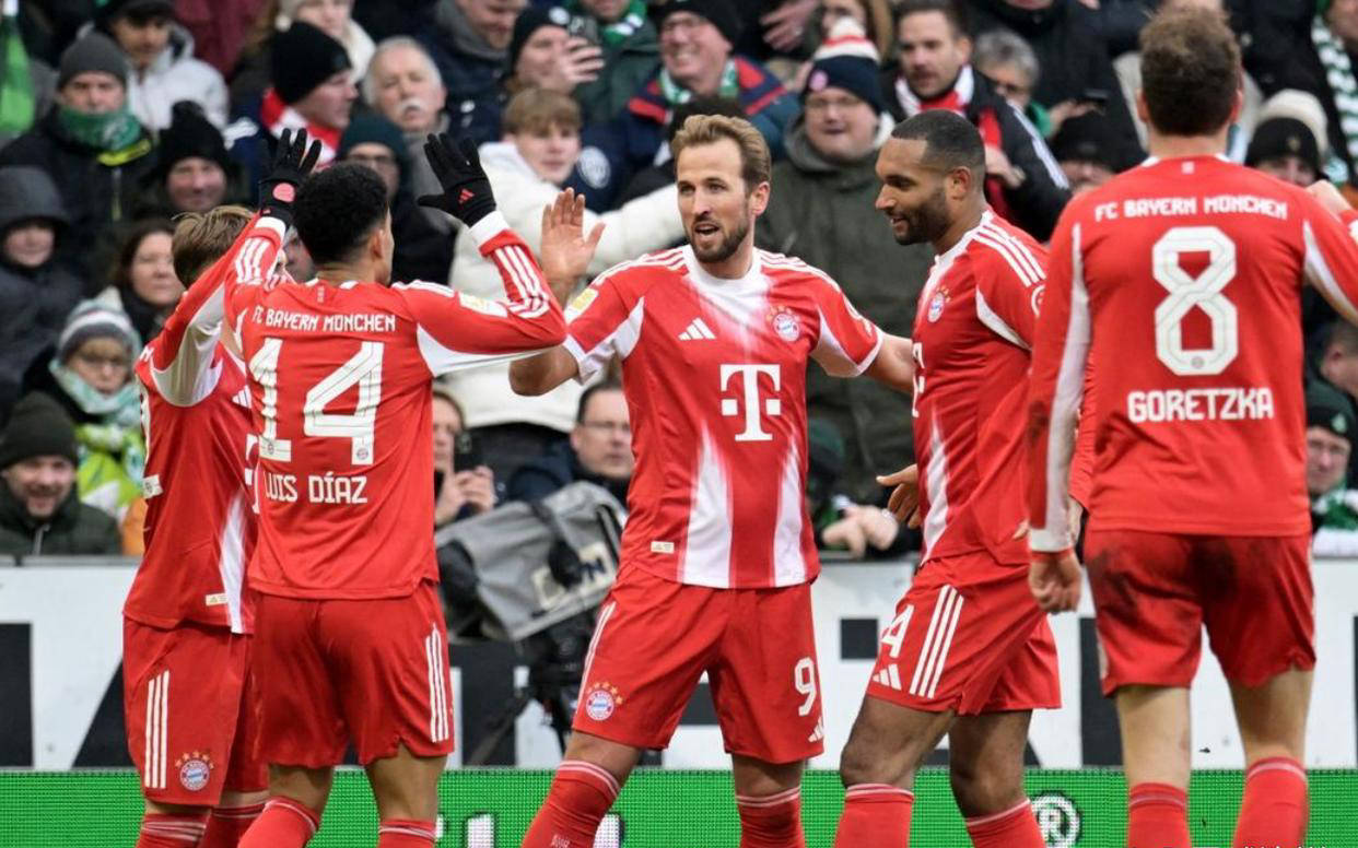 德甲豪门拜仁3-0轻取云达不莱梅，32岁凯恩火力全开：22轮攻入26球